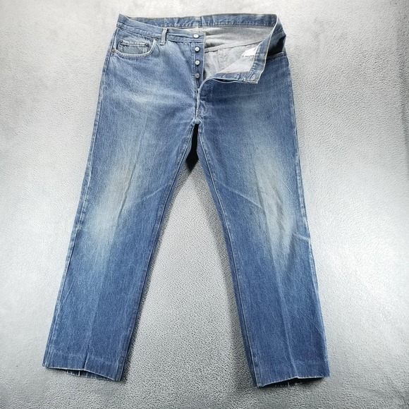 VTG Levi's 501 Jeans Mens 40x31 Blue Straight Button Fly 80s Made In USA